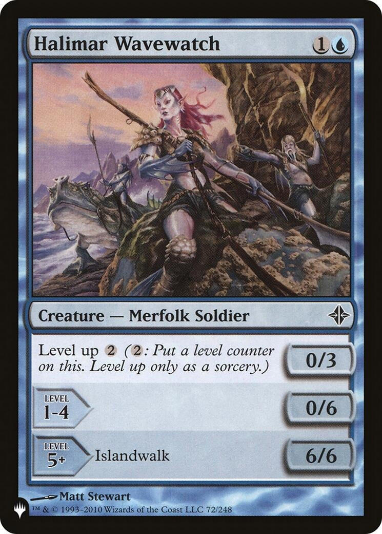 Image for Halimar Wavewatch (72/248) [The List Reprints] - Magic: The Gathering