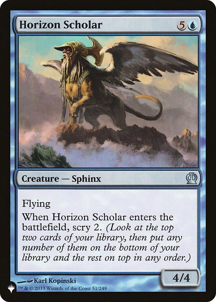 Image for Horizon Scholar (51/249) [The List Reprints] - Magic: The Gathering