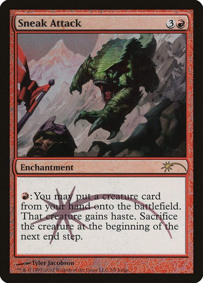 Image for Sneak Attack (5) [Judge Promos] - Magic: The Gathering