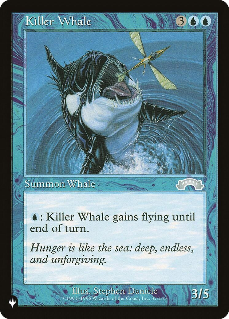 Image for Killer Whale (37/143) [The List Reprints] - Magic: The Gathering