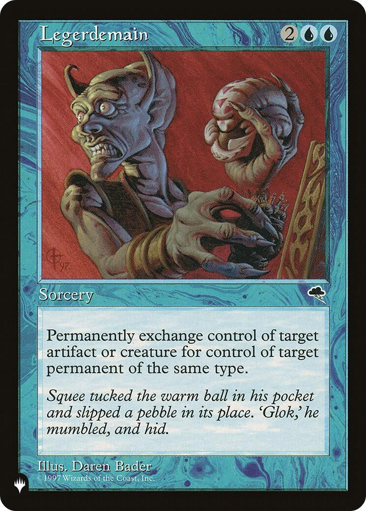 Image for Legerdemain [The List Reprints] - Magic: The Gathering