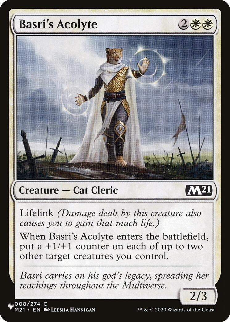Image for Basri's Acolyte (008/274) [The List Reprints] - Magic: The Gathering