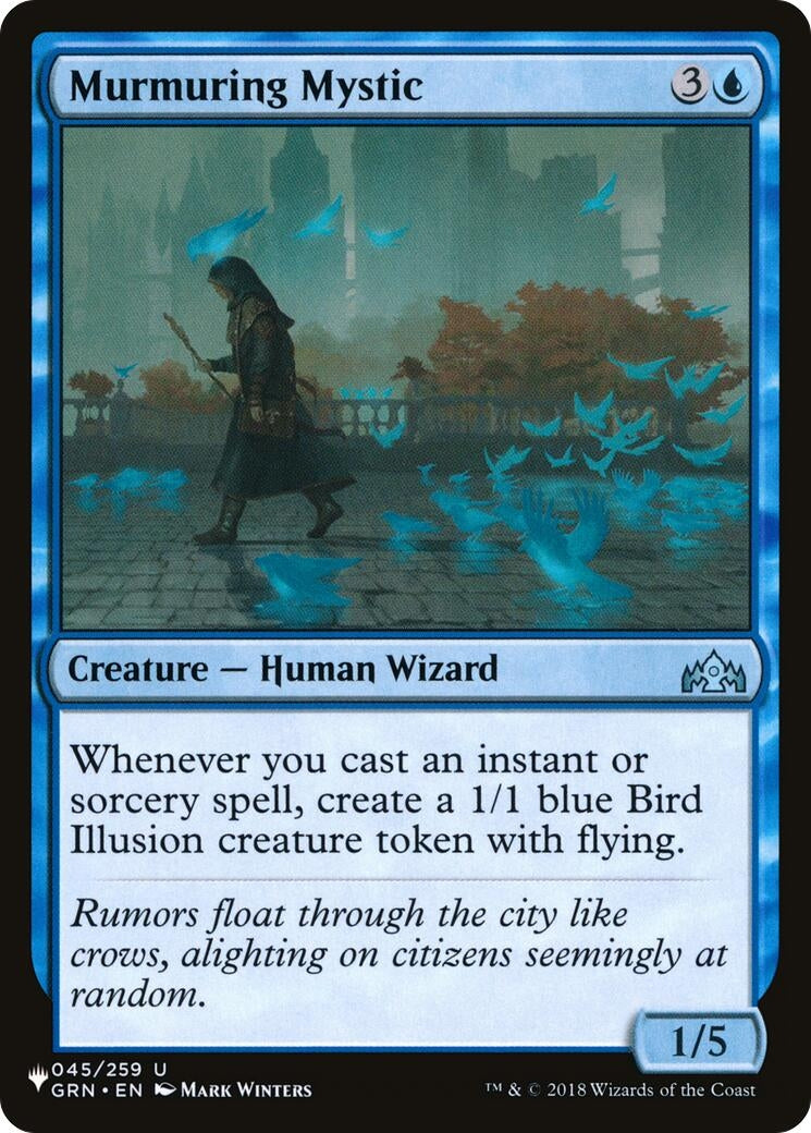 Image for Murmuring Mystic (045/259) [The List Reprints] - Magic: The Gathering
