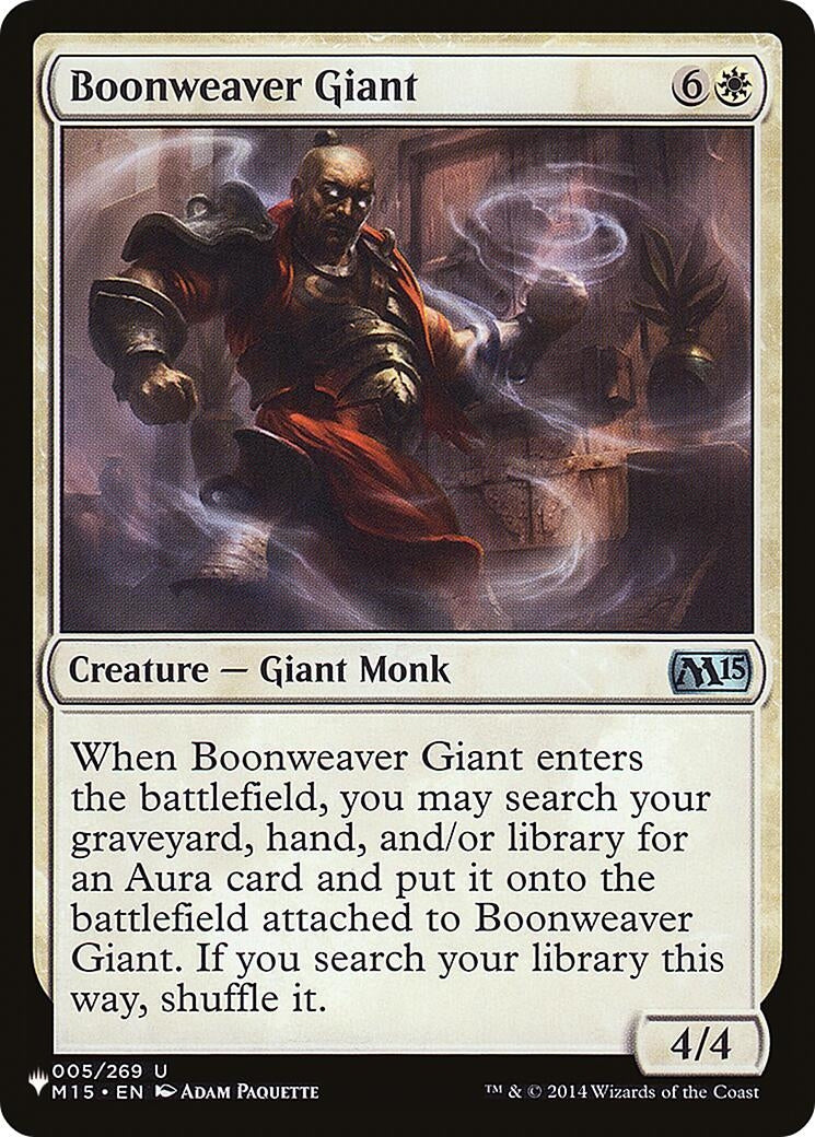 Image for Boonweaver Giant (005/269) [The List Reprints] - Magic: The Gathering