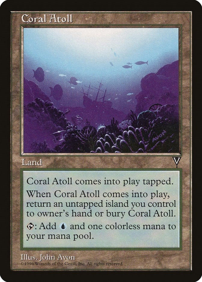 Image for Coral Atoll [Visions] - Magic: The Gathering