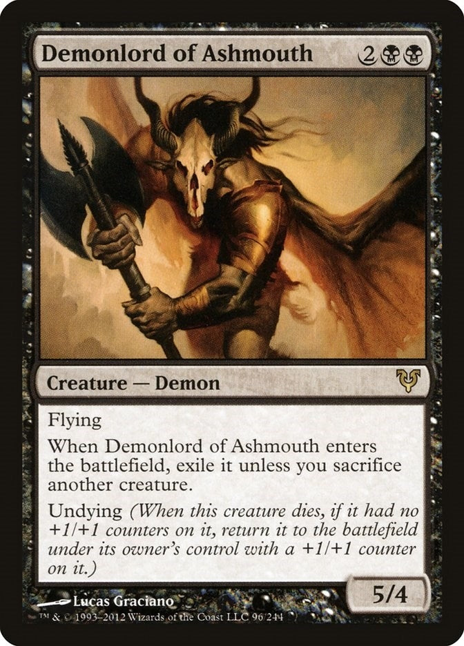 Image for Demonlord of Ashmouth (96) [Avacyn Restored] - Magic: The Gathering