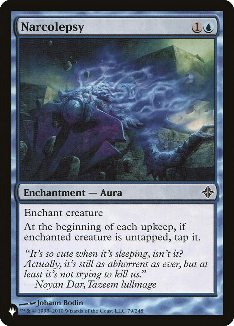 Image for Narcolepsy (79/248) [The List Reprints] - Magic: The Gathering