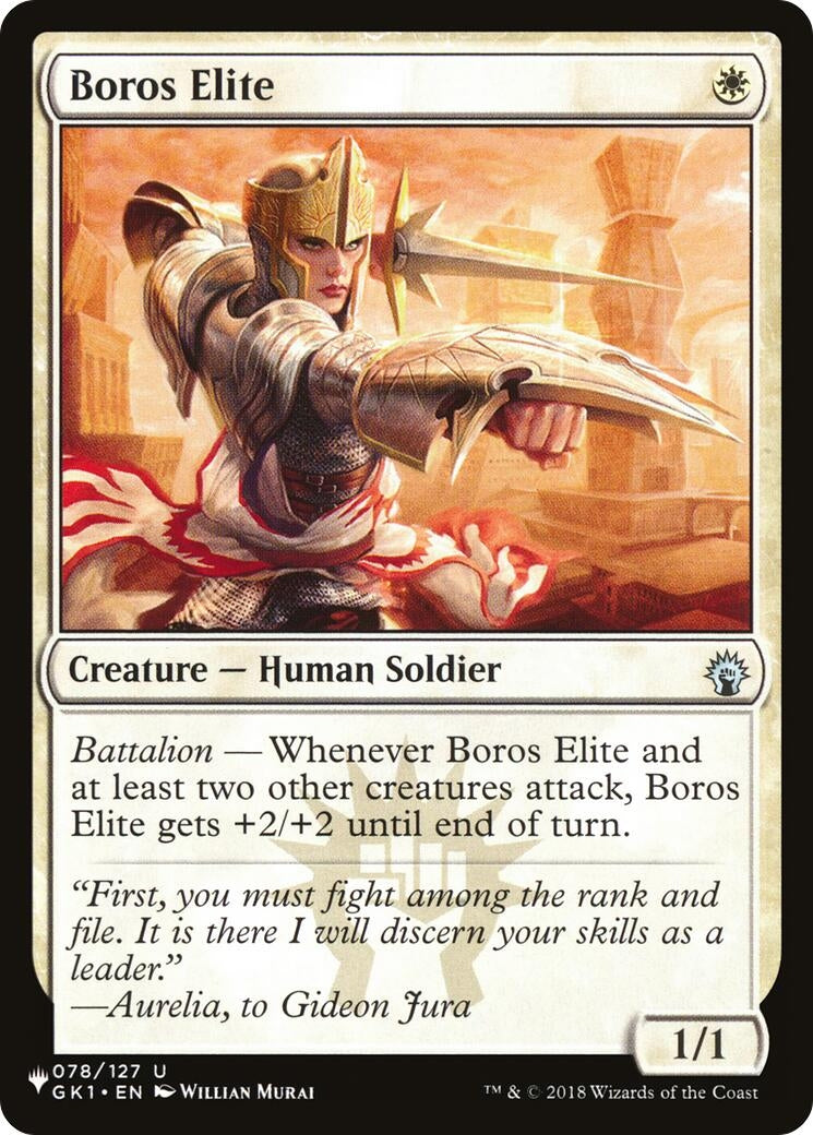 Image for Boros Elite (078/127) [The List Reprints] - Magic: The Gathering