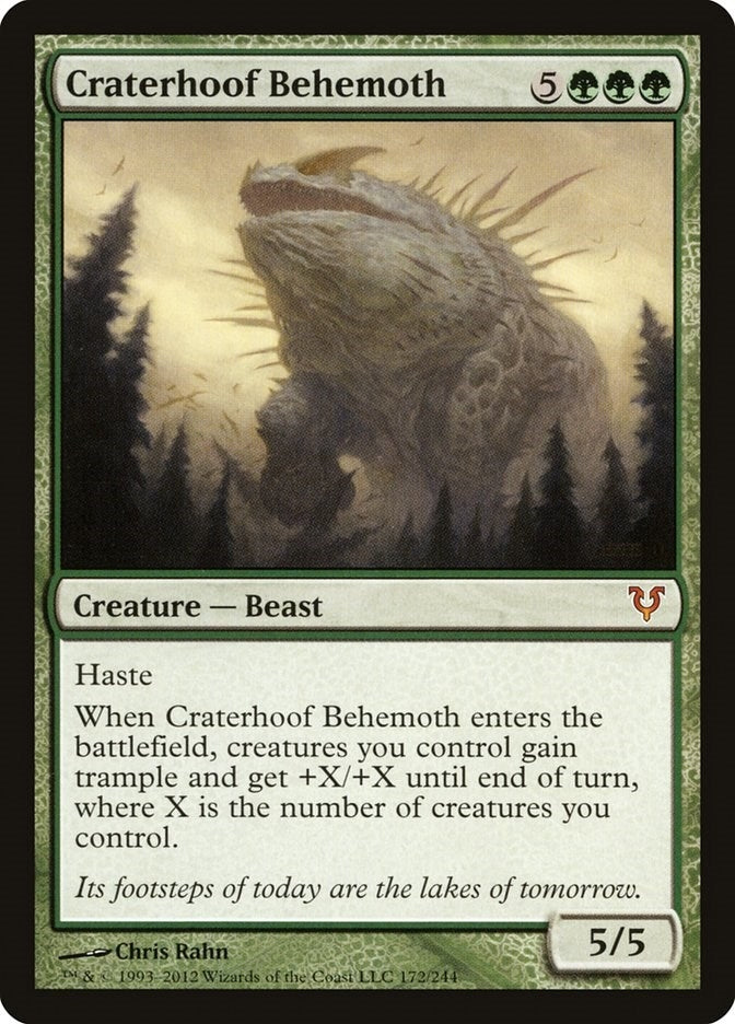 Image for Craterhoof Behemoth (172) [Avacyn Restored] - Magic: The Gathering