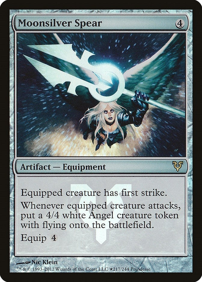 Image for Moonsilver Spear (217) [Prerelease Cards] - Magic: The Gathering