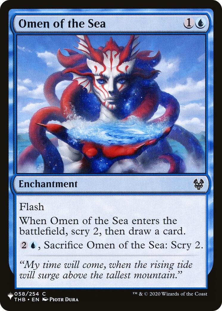 Image for Omen of the Sea (058/254) [The List Reprints] - Magic: The Gathering