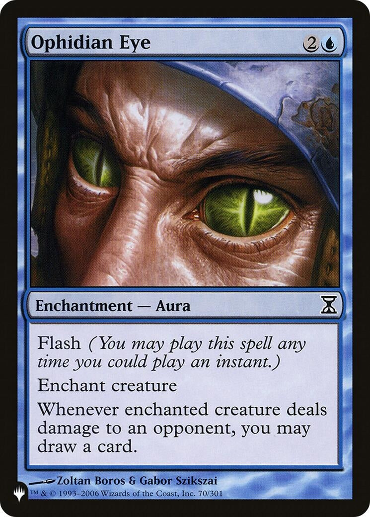 Image for Ophidian Eye (70/301) [The List Reprints] - Magic: The Gathering