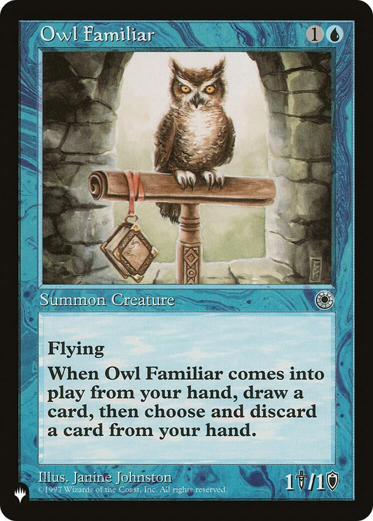 Image for Owl Familiar [The List Reprints] - Magic: The Gathering