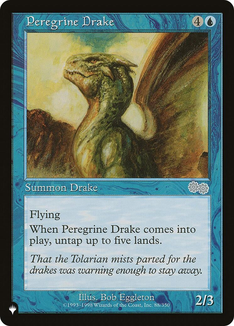 Image for Peregrine Drake (88/350) [The List Reprints] - Magic: The Gathering