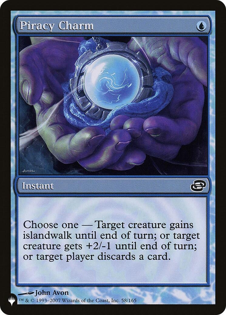 Image for Piracy Charm (58/165) [The List Reprints] - Magic: The Gathering