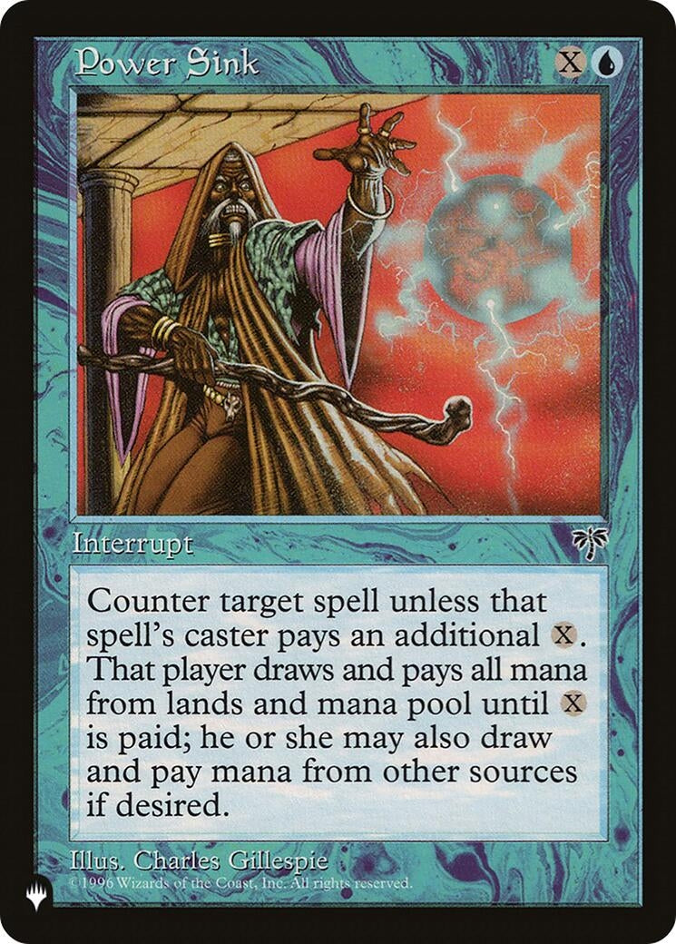 Image for Power Sink [The List Reprints] - Magic: The Gathering
