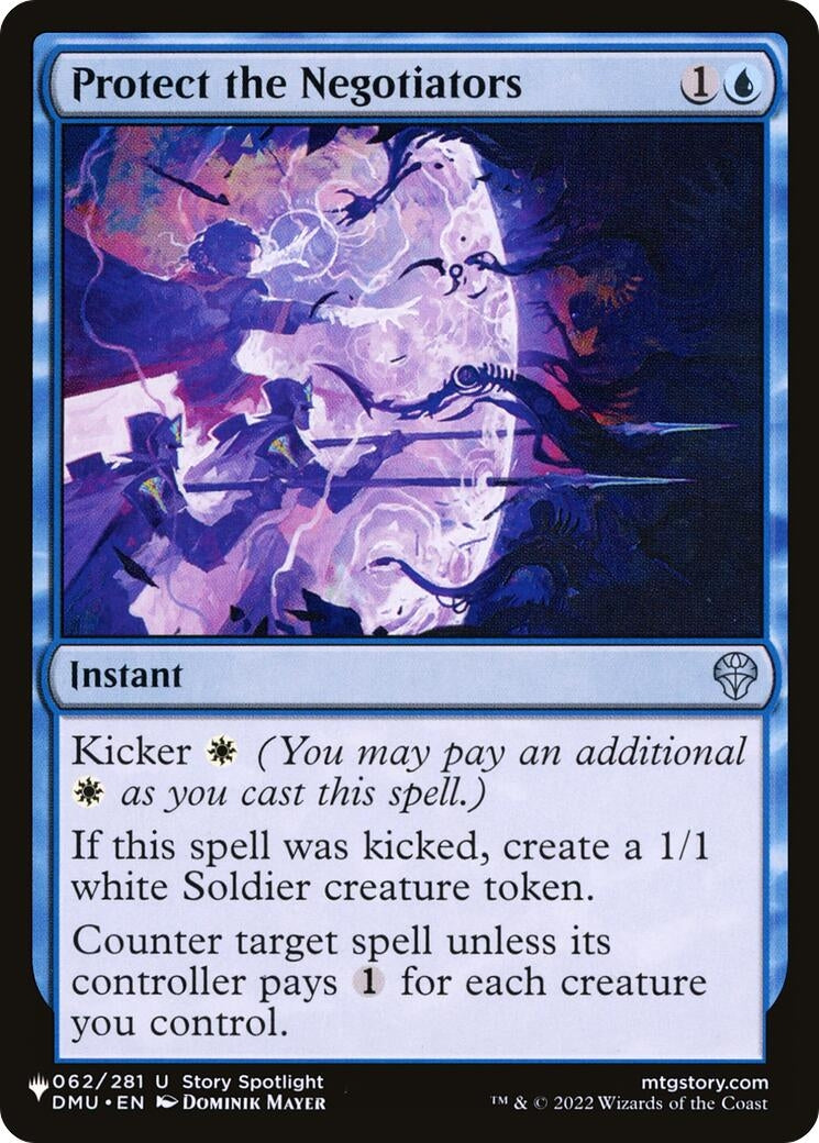 Image for Protect the Negotiators (062/281) [The List Reprints] - Magic: The Gathering