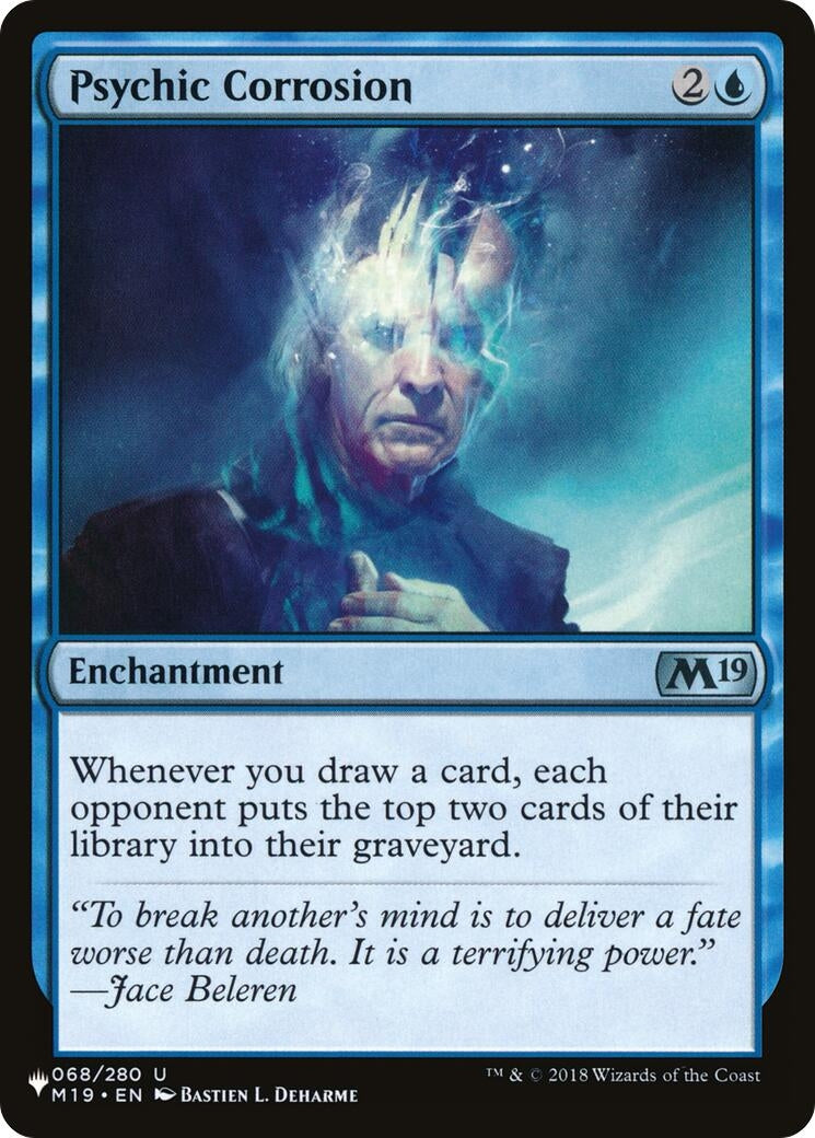 Image for Psychic Corrosion (068/280) [The List Reprints] - Magic: The Gathering