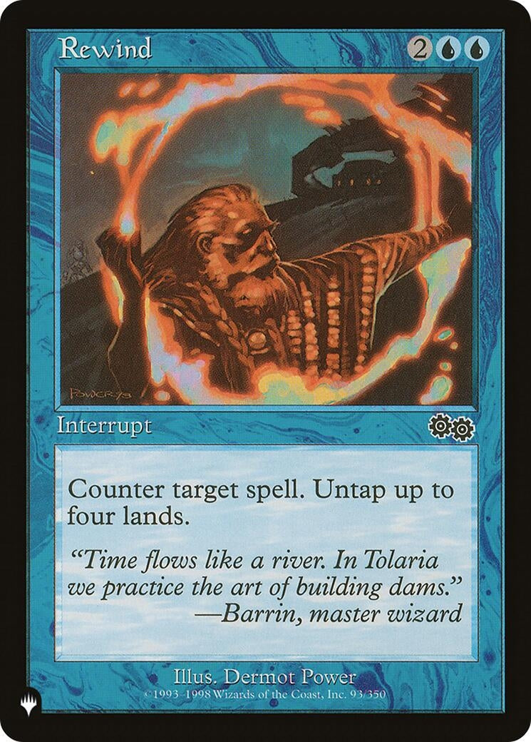 Image for Rewind (93/350) [The List Reprints] - Magic: The Gathering