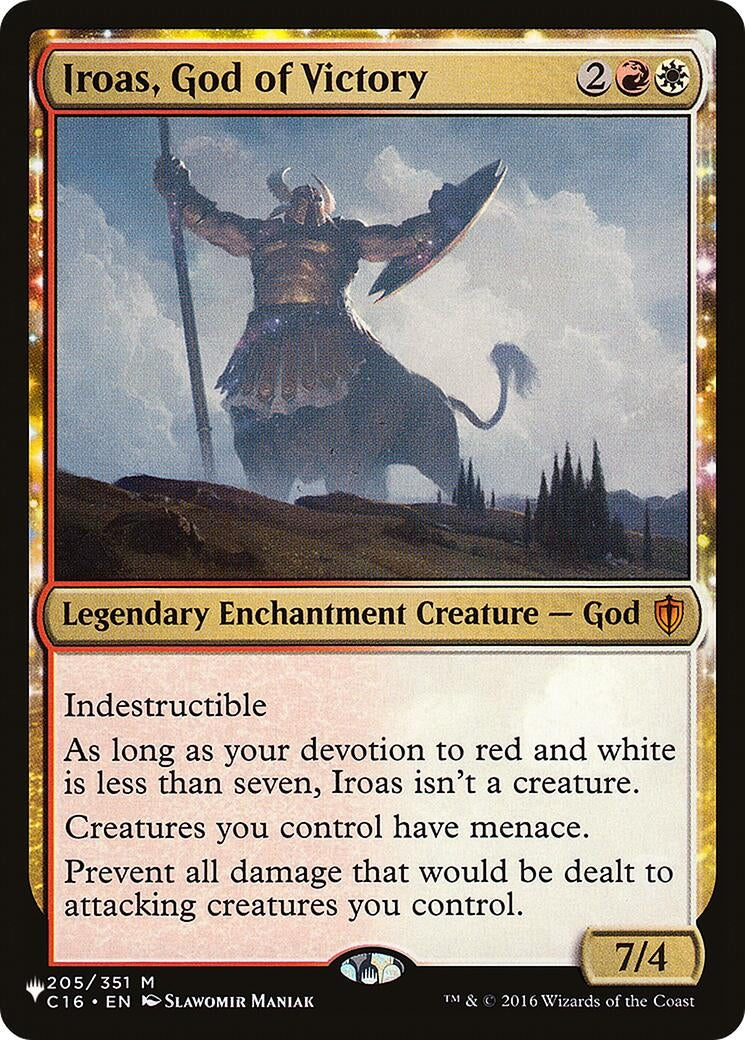 Image for Iroas, God of Victory (205/351) [The List Reprints] - Magic: The Gathering