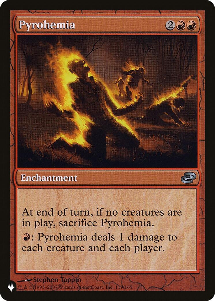 Image for Pyrohemia (119/165) [The List Reprints] - Magic: The Gathering