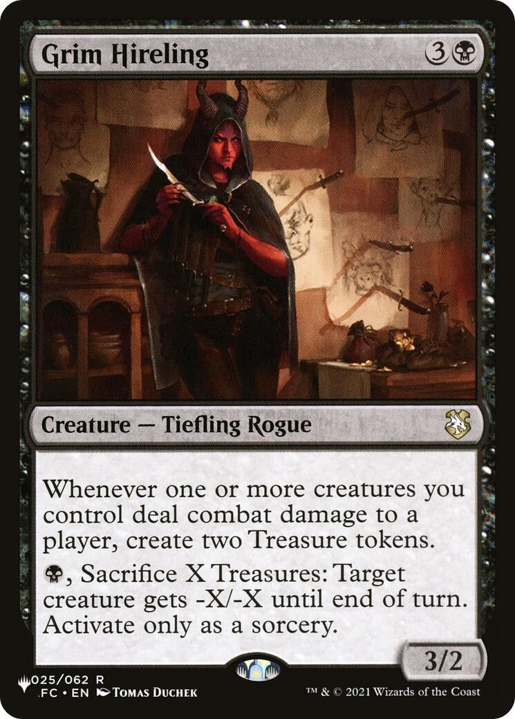Image for Grim Hireling (025/062) [The List Reprints] - Magic: The Gathering