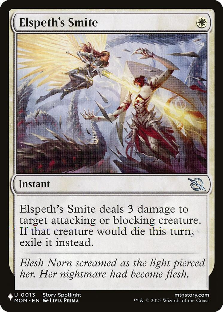 Image for Elspeth's Smite (0013) [The List Reprints] - Magic: The Gathering