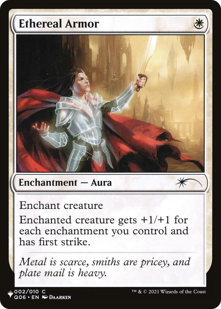 Image for Ethereal Armor (002/010) [The List Reprints] - Magic: The Gathering