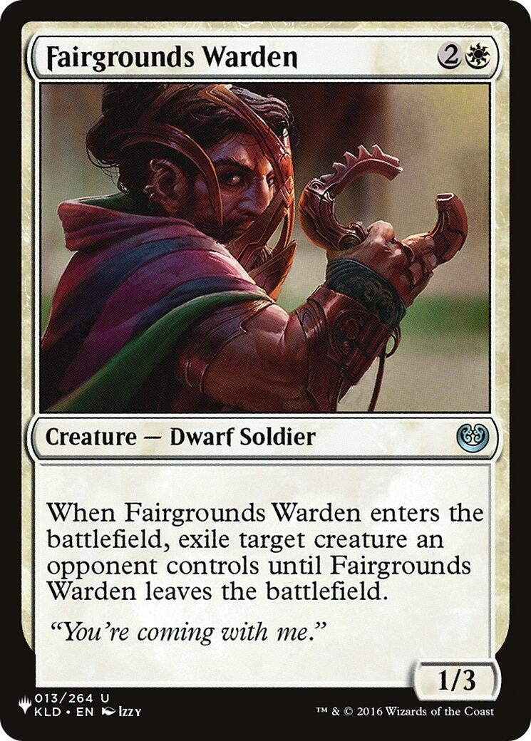 Image for Fairgrounds Warden (013/264) [The List Reprints] - Magic: The Gathering