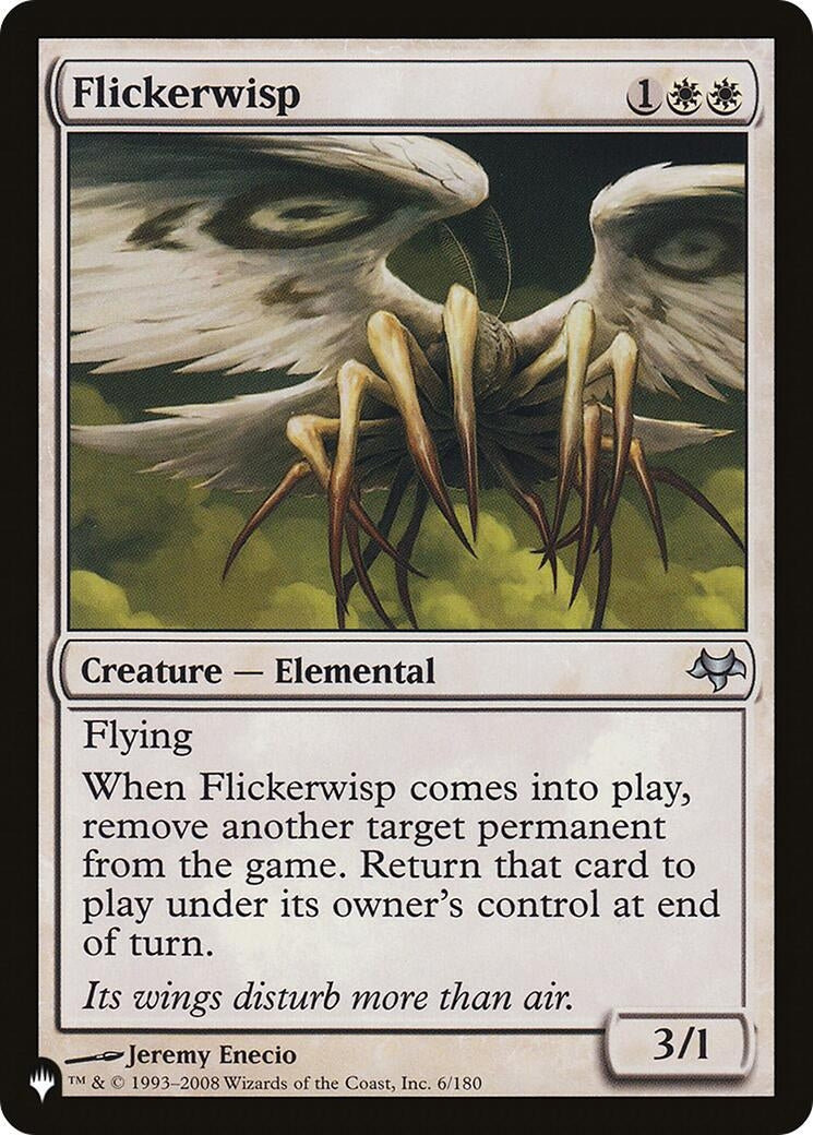 Image for Flickerwisp (6/180) [The List Reprints] - Magic: The Gathering