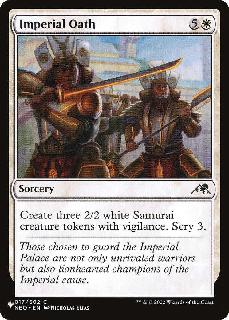 Image for Imperial Oath (017/302) [The List Reprints] - Magic: The Gathering