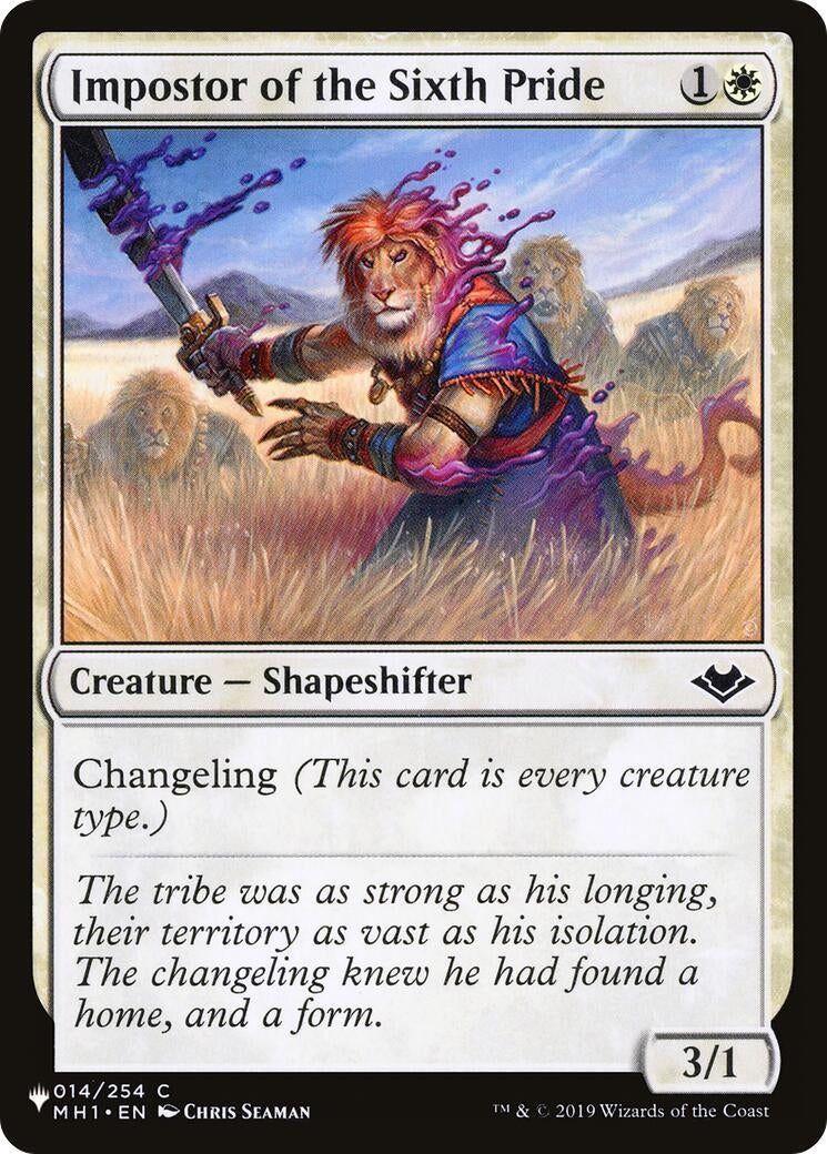 Image for Impostor of the Sixth Pride (14) [The List Reprints] - Magic: The Gathering