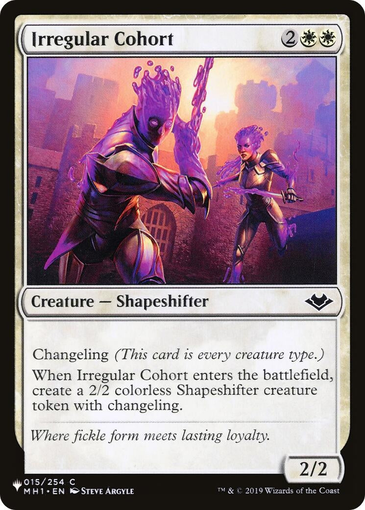 Image for Irregular Cohort (015/254) [The List Reprints] - Magic: The Gathering