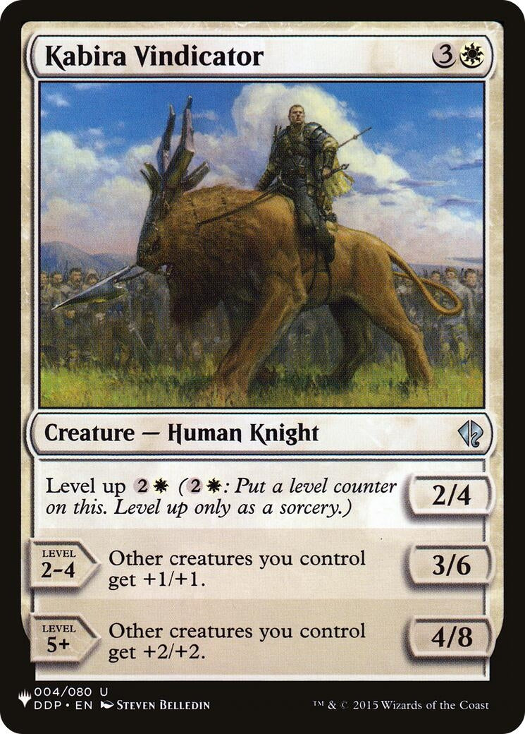 Kabira Vindicator (004/080) [The List Reprints]