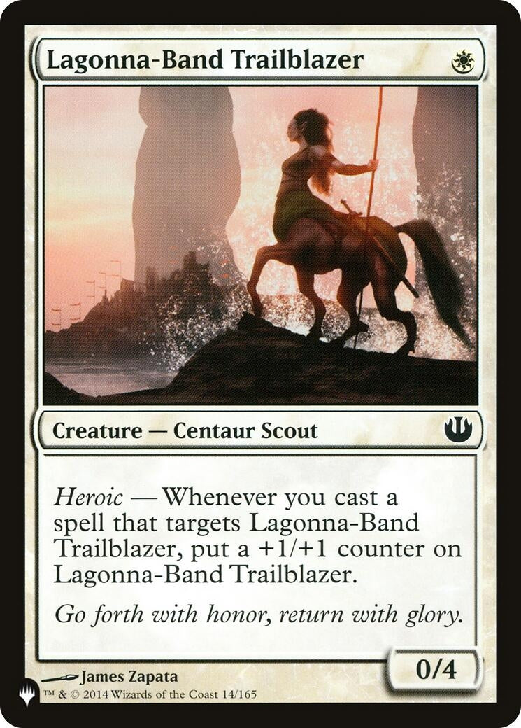 Image for Lagonna-Band Trailblazer (14/165) [The List Reprints] - Magic: The Gathering