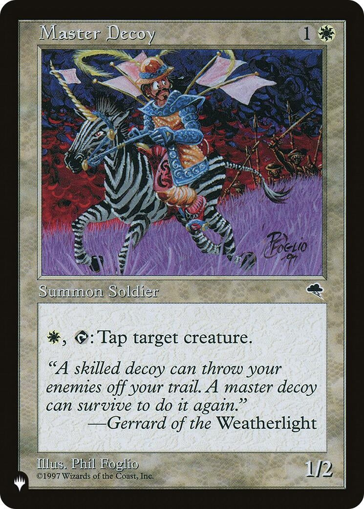 Image for Master Decoy [The List Reprints] - Magic: The Gathering