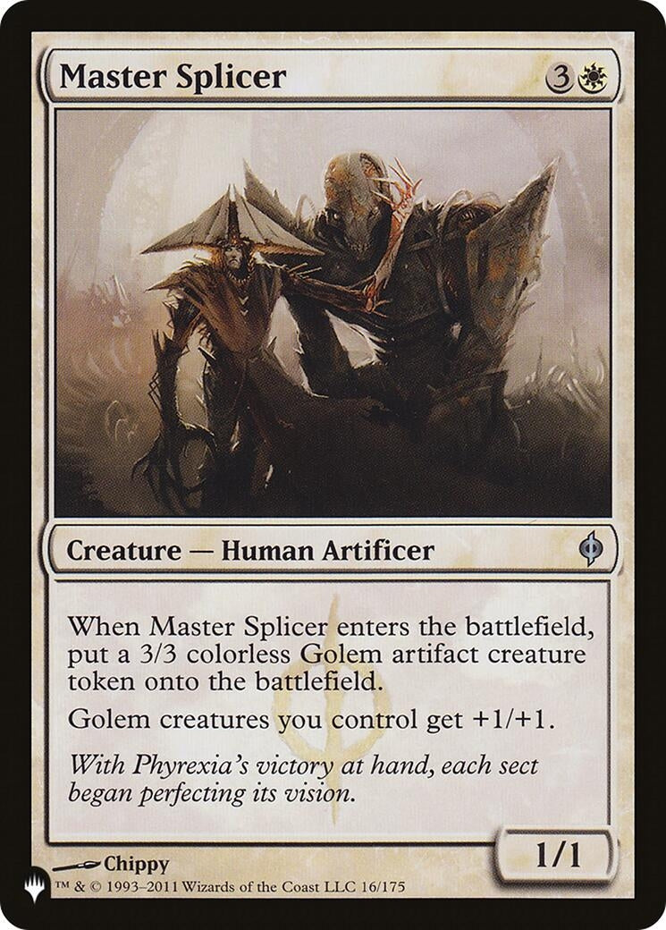 Image for Master Splicer (16/175) [The List Reprints] - Magic: The Gathering
