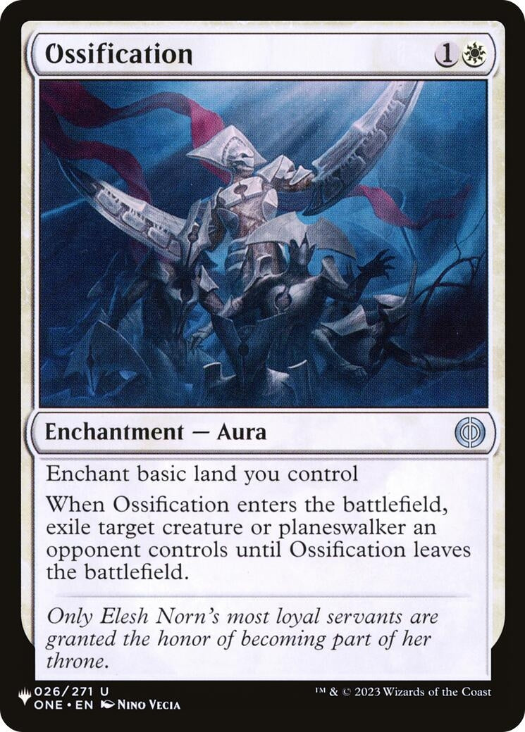 Image for Ossification (026/271) [The List Reprints] - Magic: The Gathering