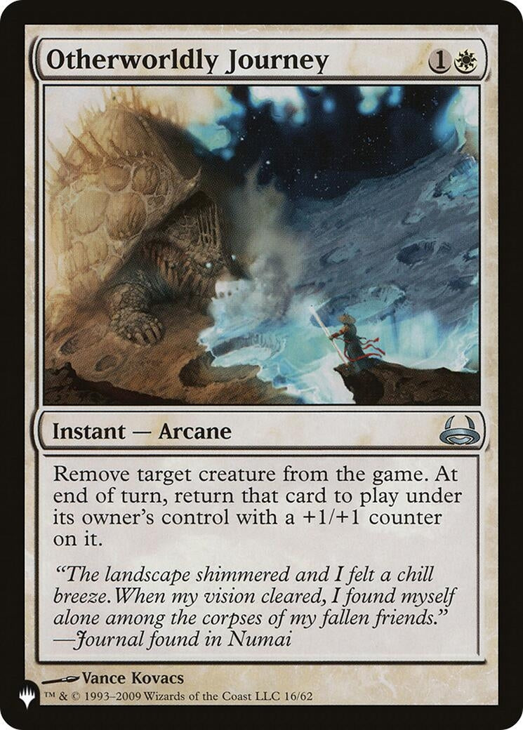 Image for Otherworldly Journey (16/62) [The List Reprints] - Magic: The Gathering