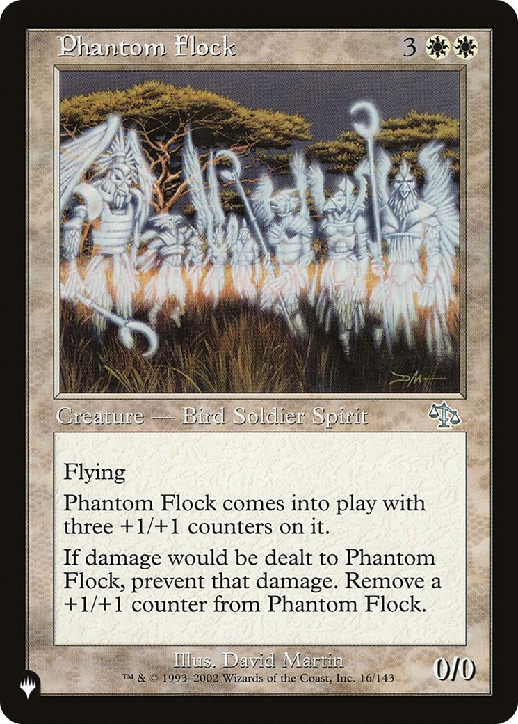 Image for Phantom Flock (16/143) [The List Reprints] - Magic: The Gathering