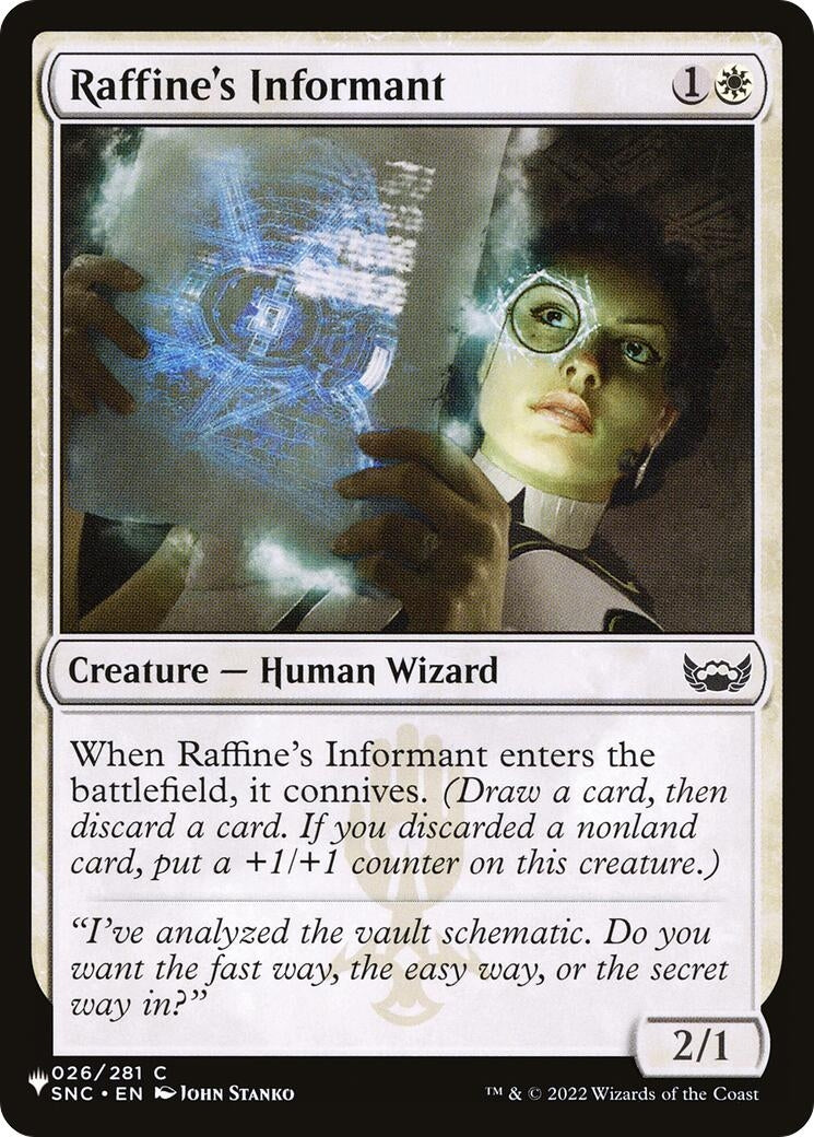 Image for Raffine's Informant (026/281) [The List Reprints] - Magic: The Gathering