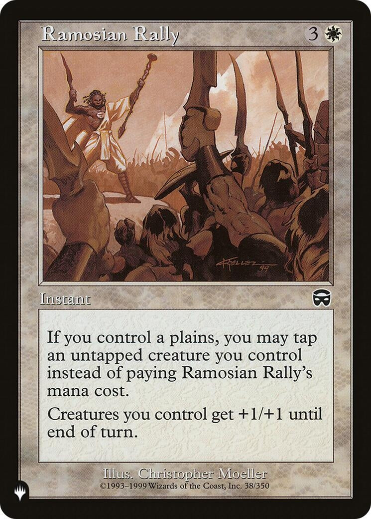 Image for Ramosian Rally (38/350) [The List Reprints] - Magic: The Gathering