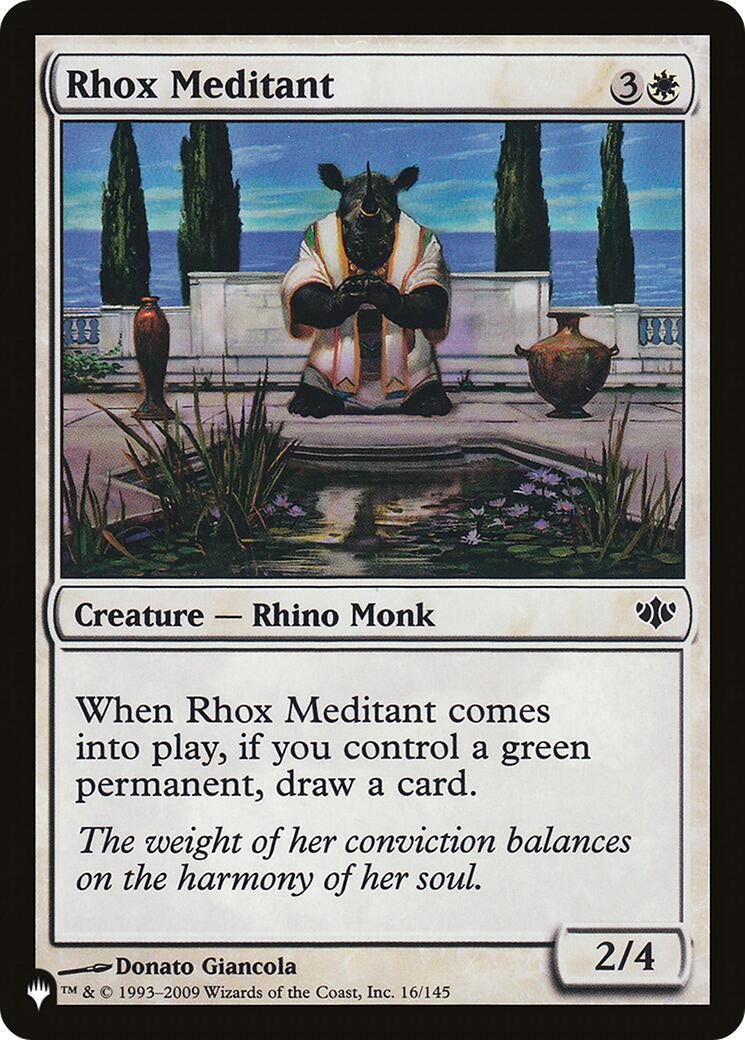 Rhox Meditant (16/145) [The List Reprints]