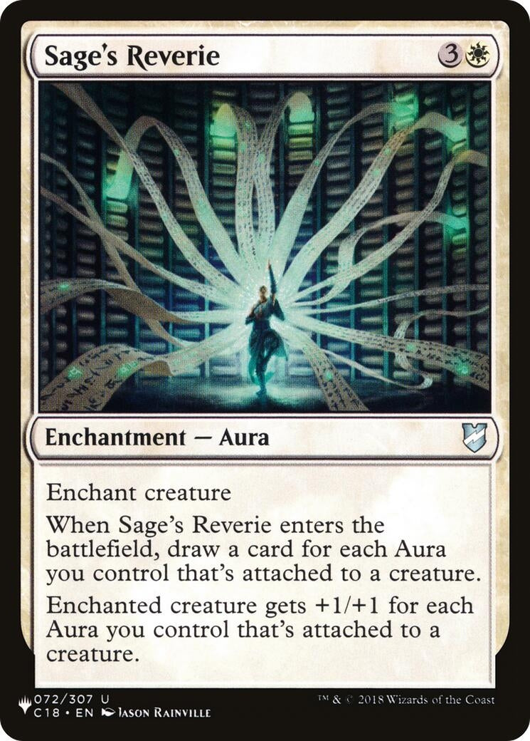 Image for Sage's Reverie (072/307) [The List Reprints] - Magic: The Gathering