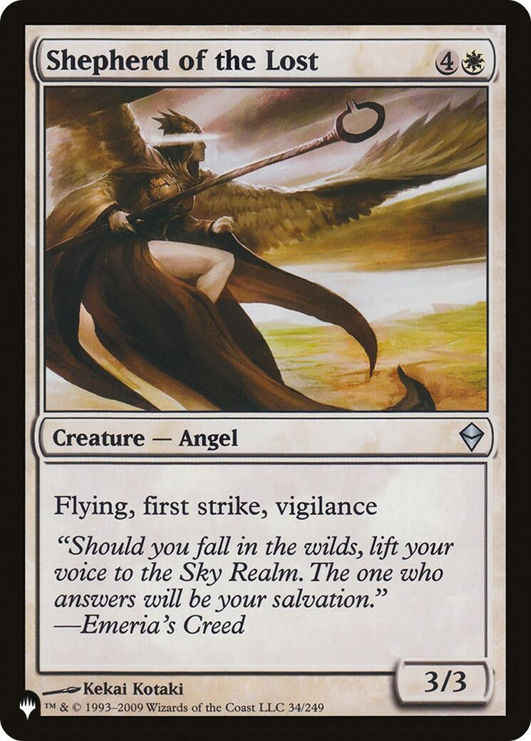 Image for Shepherd of the Lost (34/249) [The List Reprints] - Magic: The Gathering