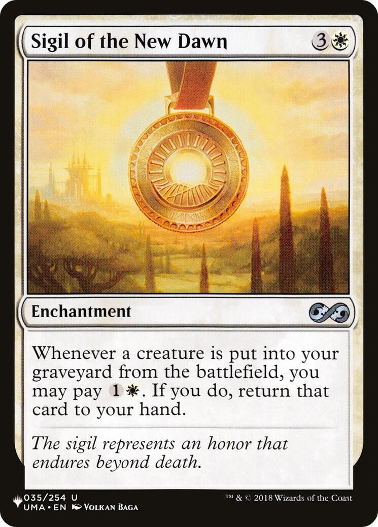 Image for Sigil of the New Dawn (035/254) [The List Reprints] - Magic: The Gathering