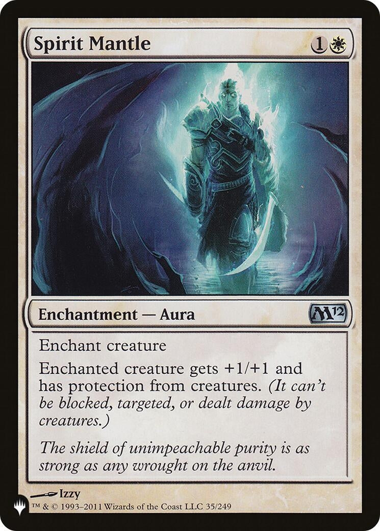 Image for Spirit Mantle (35/249) [The List Reprints] - Magic: The Gathering