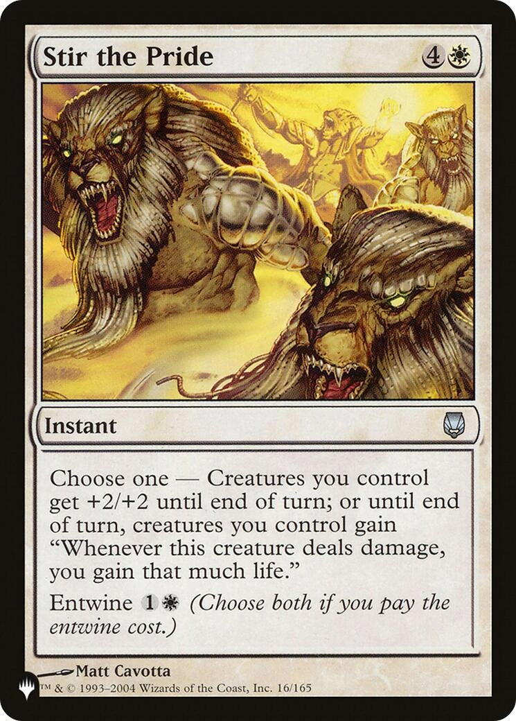 Stir the Pride (16/165) [The List Reprints]
