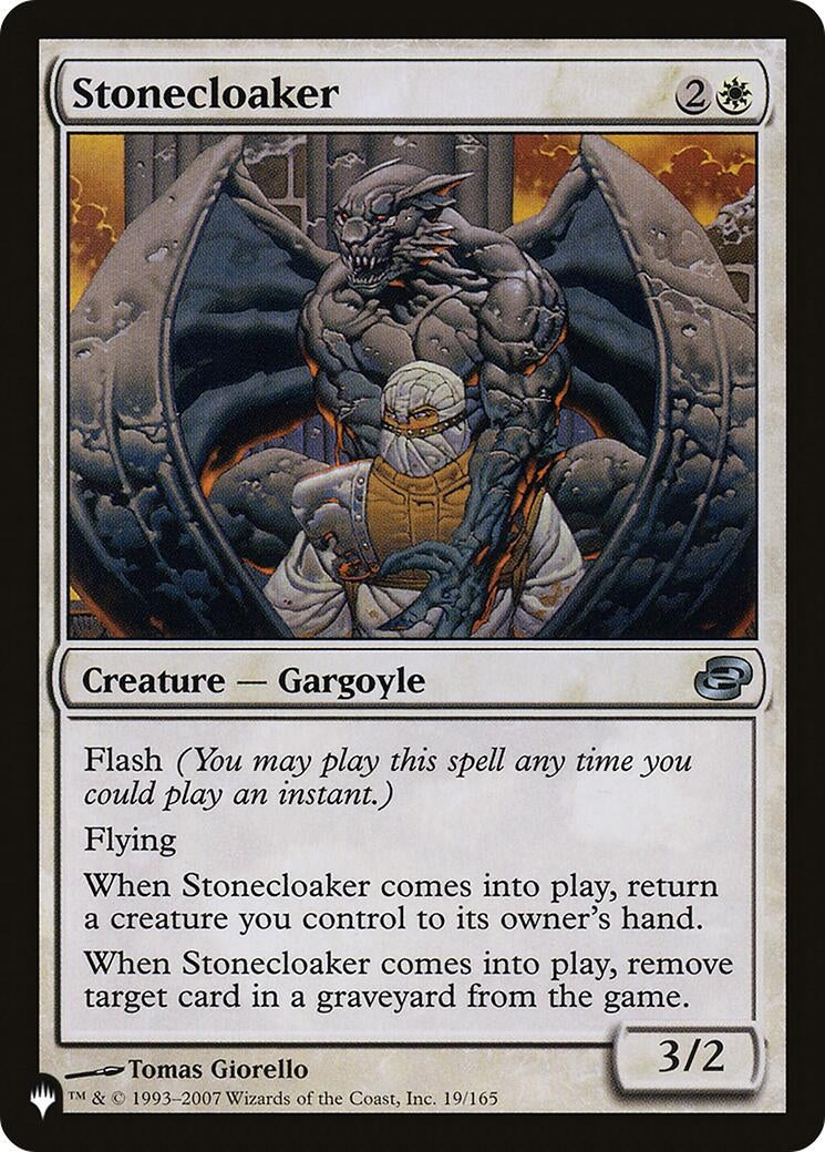 Image for Stonecloaker (19/165) [The List Reprints] - Magic: The Gathering