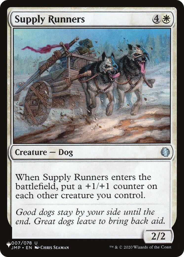 Image for Supply Runners (007/078) [The List Reprints] - Magic: The Gathering